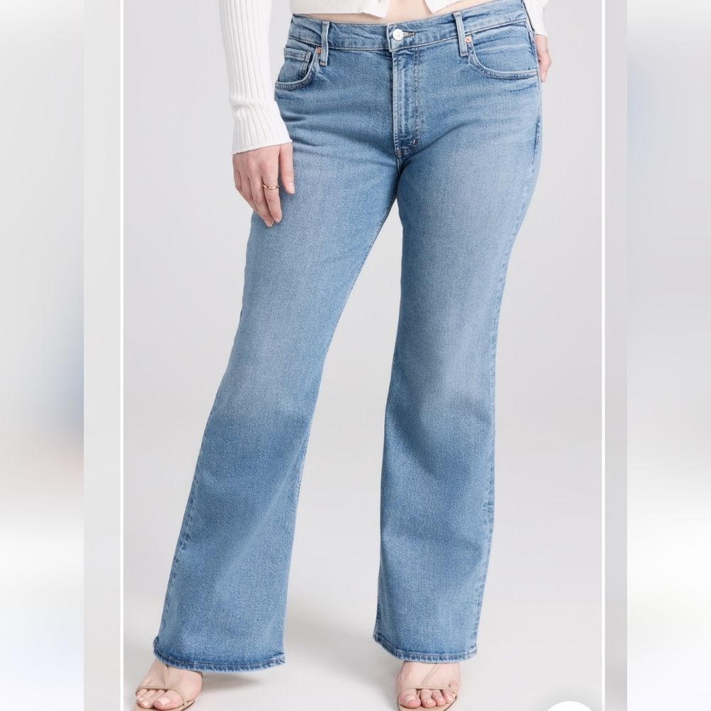 Citizens Of Humanity Premium Vintage Isola Mid Rise Flare Jean In Pegasus
